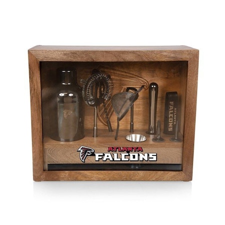 Picnic Time Family Of Brands NFL Atlanta Falcons - Old Fashioned Bar Set 861-09-511-027-2
