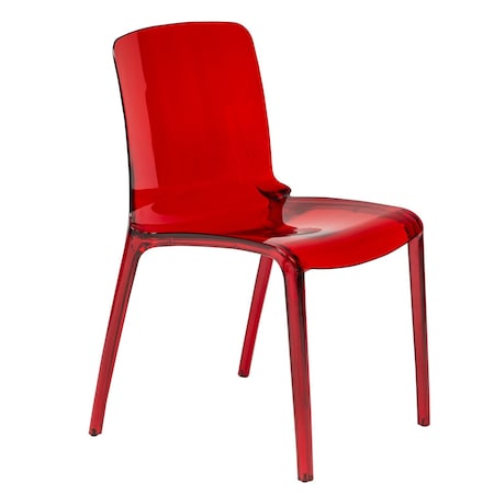 Leisuremod Murray Modern Dining Chair, Red MC20R