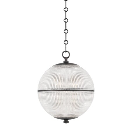 Hudson Valley Lighting Mark D. Sikes X Sphere No. 3 1 Light Pendant 13 In. Distressed Bronze MDS800-DB