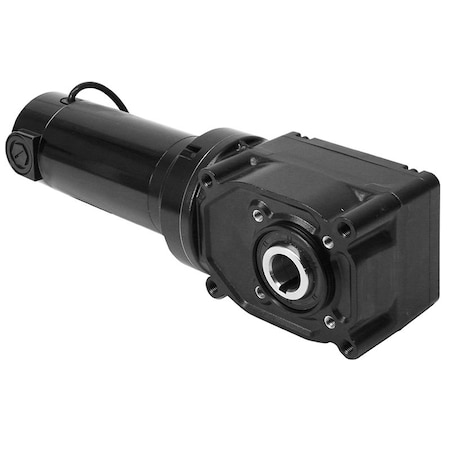 Bodine Electric Model, PMDC Right Angle Gearmotor, 90 VDC, 1/4 HP, 60:1 Gear Ratio 42 RPM 3018