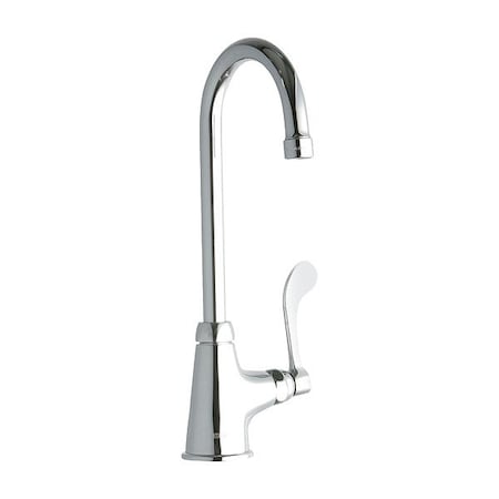 Elkay Handle-Operated Faucet, Manual, Gooseneck LK535GN05T4