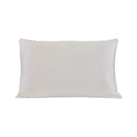 Homeroots Cotton Wool Hypoallergenic Standard Size Bed Pillow 551574