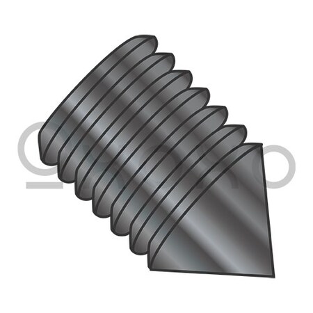 Oxoxo 6-32X1/4 Coarse Thread Socket Set Screw Cone Point Plain, 100PK 111171