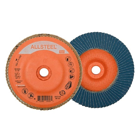 Walter Power Brushes, 5" L, 8600 RPM, Blue 13G584