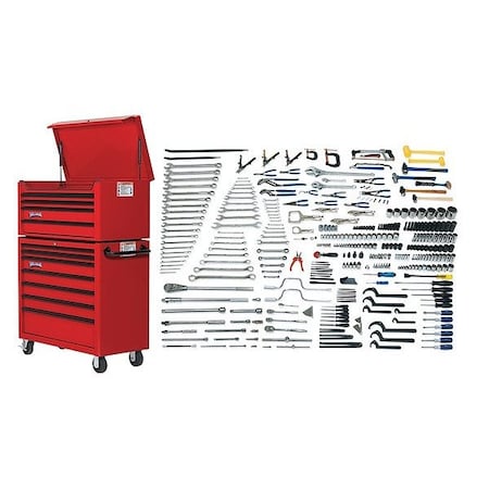 Williams Master Tool Set, Rolling Tool Cabinet JHWMASTERTB