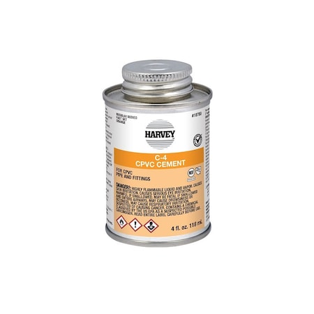 Wm H Harvey Co 24 CEMENT 1/4PT CPVC 018700