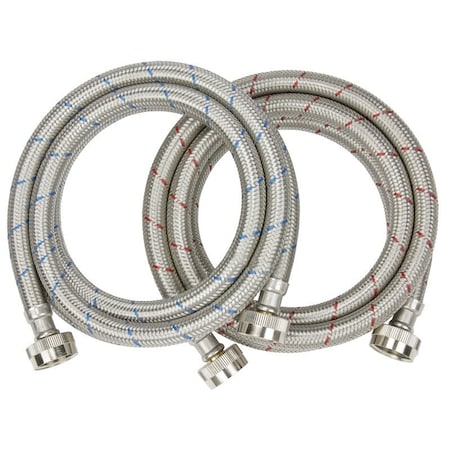 Plumb Pak Hose Wsh Mach Rd/Blu Thrd 2Pk PP22816-2