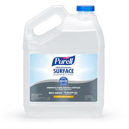 Purell Professional Surface Disinfectant, 1 gal. Bottle, Fresh Clean Scent, 4 PK 4342-04