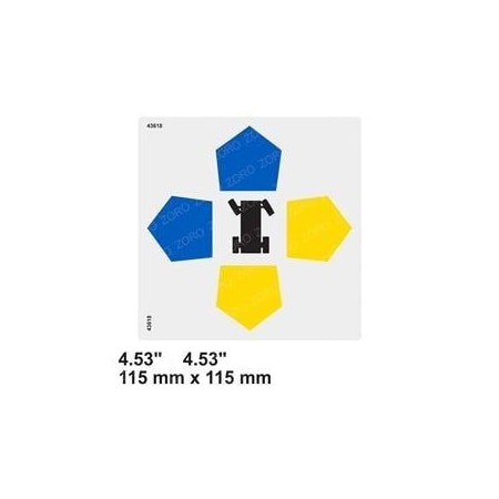 Jlg REPLACEMENT DECAL, DIRECTION ARROWS 43618GT