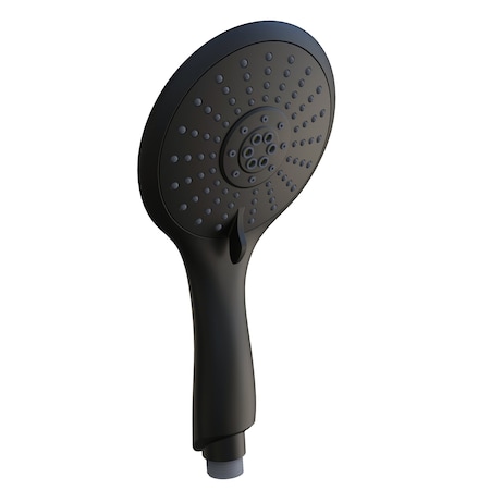 Westbrass 5-Function Adjustable Spray Hand Shower in Matte Black HS5601-62