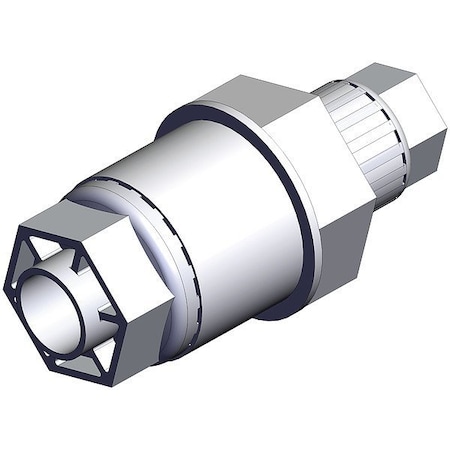 Smc High Purity Tube Fitting, Reducer, PFA LQ3U4A-R2