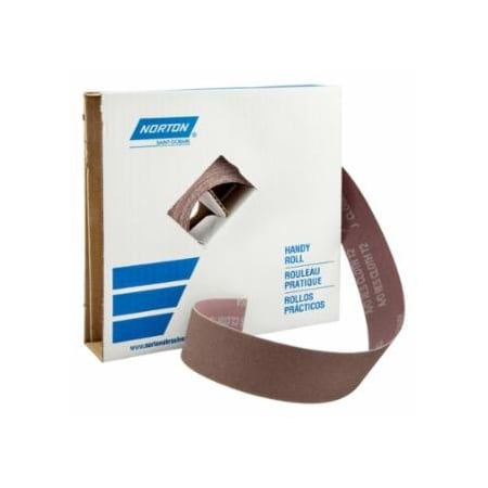 Norton Co Coated Handy Rolls, 1 1/2 in x 50 yd, 320 Grit 547-66261126280