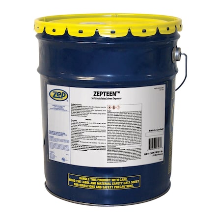 Zep Degreaser, 5 Gal Drum, Liquid, Amber 43235