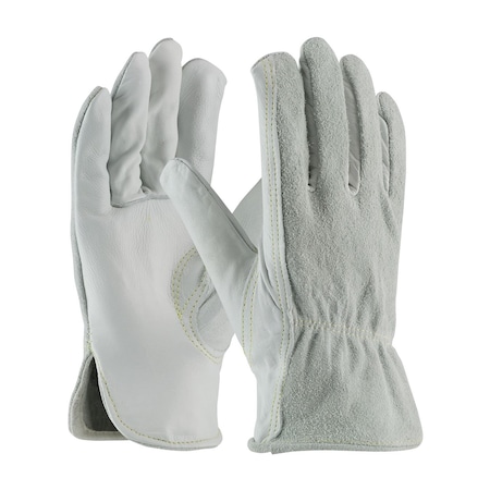 Pip Regular Grade Top Grain Leather Drivers Glove, Split Cowhide Back, Kevlar Stitching, Keystone Th, 12PK 68-163SB/S