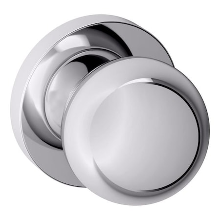 Baldwin Baldwin Preconfigured 5041 Knob with 5046 Rose Half Dummy Lock Bright Chrome Finish - Baldwin 5041260IDM