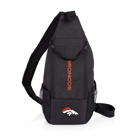Picnic Time Family Of Brands Denver Broncos - Strider Cooler Sling Bag, (Black) 759-00-179-104-2