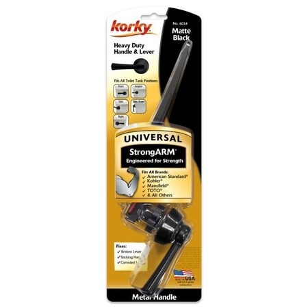 Lavelle Industries STRONGARM TANK HANDLE SIMPLE MATTE BLAC 6034BP