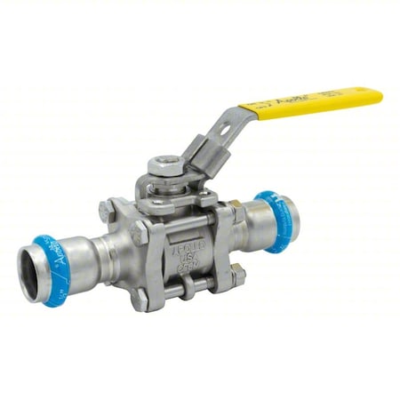 Apollo BV, 3/4"PXP, 3PC, SS, FKM,  123457467