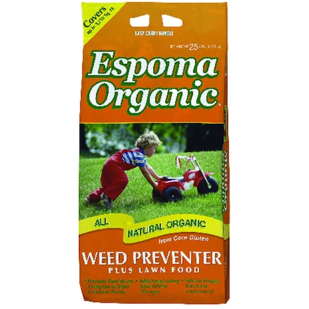 Espoma Espoma Organic Weed Preventer Lawn Food For All Grasses 1250 sq ft TTWP25