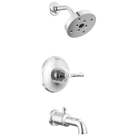 Delta Broderick 14 Series Tub Shower Trim In Lumicoat Chrome T14484-PR
