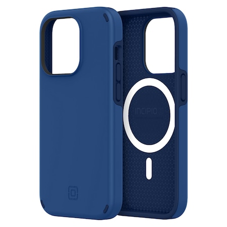 Incipio Duo Magsafe Case For Apple Iphone 14 Pro, Midnight Navy And Inkwell Blue IPH-2037-MNYIB