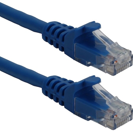 Qvs 50 ft. Blue CAT6a Patch Cord CC715A-50BL