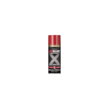 True Value Anti-Rust Enamel Spray Paint & Primer, Bright Red Gloss, 12-oz. XOP6-AER