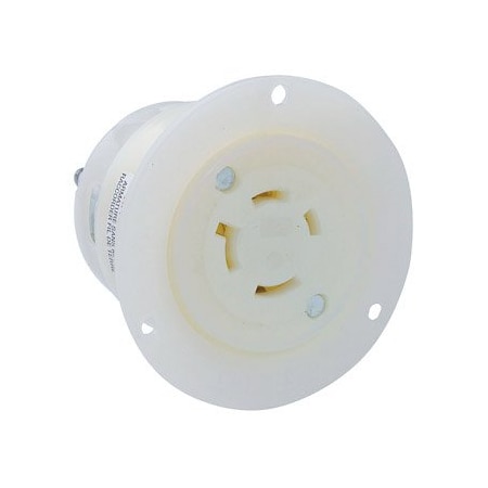 Leviton Industrial Grade Flanged Outlet 20 Amp, 120/208 Volt 3PY 2446