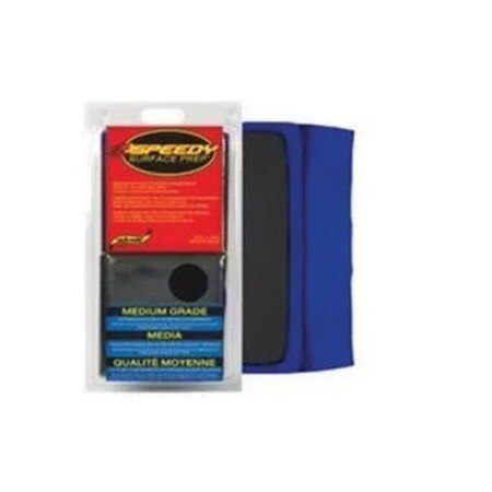 S.M. Arnold Speedy Surface Prep Medium Grade Clay Towel, 12 in L x 12 in W, Black/Blue, Solid SSP-589