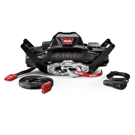 Warn Winch ZEON  10-S 10000 Pound Line Pull Capacity; With Spydura Synthetic Rope/ Aluminum Hawse 104179