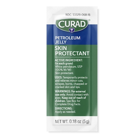 Medline CURAD Petroleum Jelly, 5 g Foil Packet, 144/Box, 144PK CUR005345Z