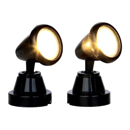 Lemax Round SpotLight Set, 50 mA, 45 VDC, LED Lamp, Bright White Light 44756