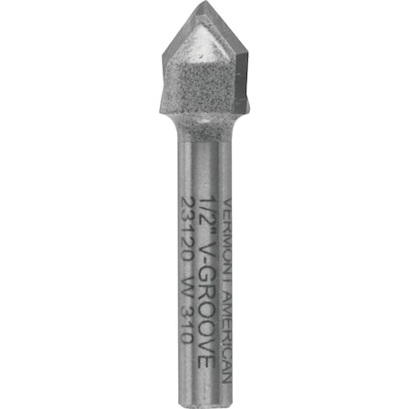 Vermont American Carbide Tip 90 Degree V-Groove Bit 23120