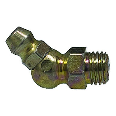 Auveco Grease Fitting M8-1.0 45 Degrees, 100PK 15137