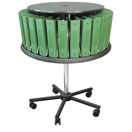 Omnimed Chart Carousels On Wheels, 30 Chart Capacity 264605