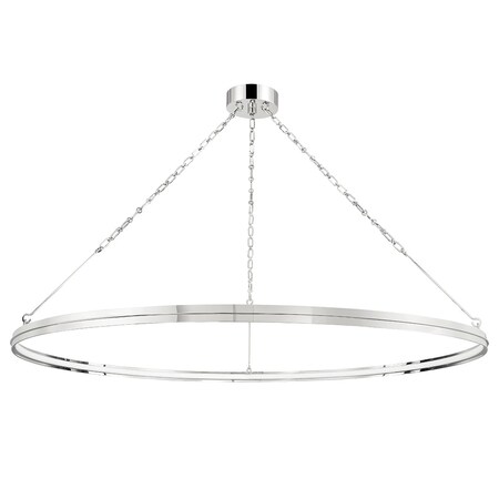 Hudson Valley Lighting Rosendale 1 Light Chandelier 56 In. Polished Nickel 7156-PN