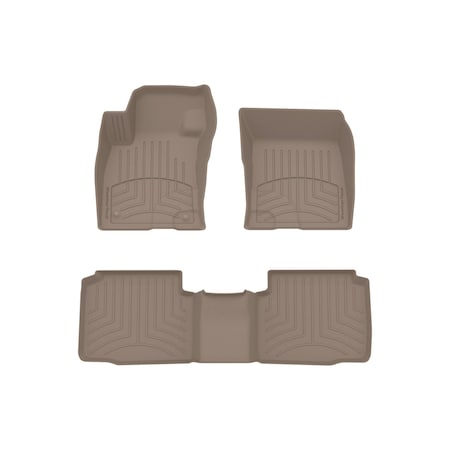 Weathertech Tan, Front and Rear FloorLiner HP 4517171-4515872IM