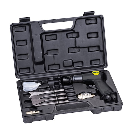 Surtek Pneumatic hammer set with 5 chisels MA534K
