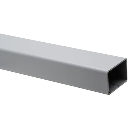 Von Duprin Steel Mullion, Prepped For Two 499F or 268 Strikes, 10'5in, Keyed Removable, Aluminum Painted Finis KR9954 10FT 5IN SP28