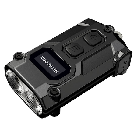 Nitecore TINI 3 600 Lumen Multi-Color Rechargeable Keychain Flashlight, Black TINI3-BK