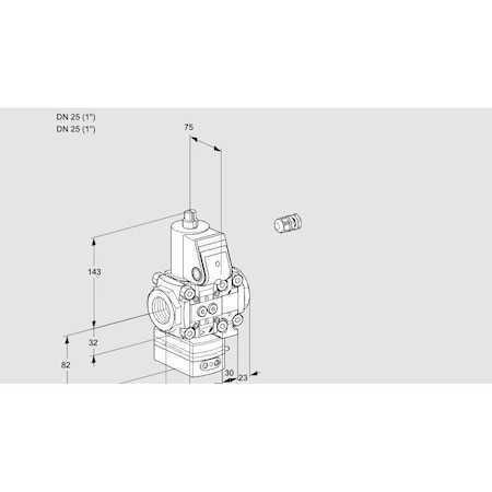 Honeywell Kromschroder VAG1E25R/25R05GEVWR/PP/PP KS88102245