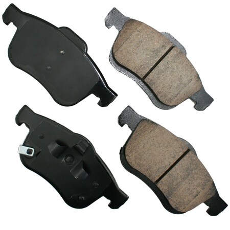 Akebono Ultra Premium Ceramic Disc Brake Pads, Eur1721A EUR1721A