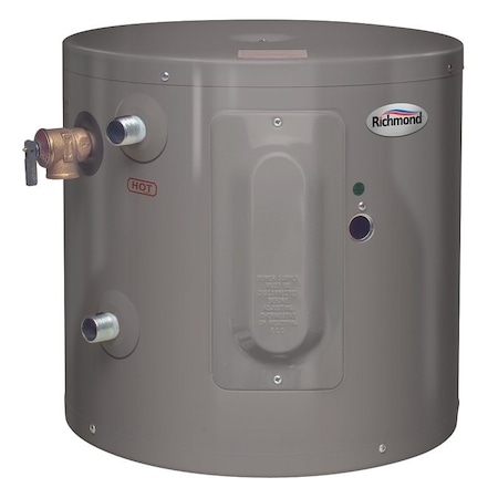 Richmond Richmond Essential 6EP6-1 Electric Water Heater, 6 gal Tank, 120 V, 3/4 in Water Connection 6EP6-1