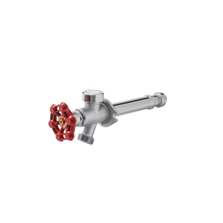 Proline Series Chrome Plated Brass 1/2-in PF x 3/4-in MHT x 4-in Anti-siphon Frost Free Sillcock 1104-591
