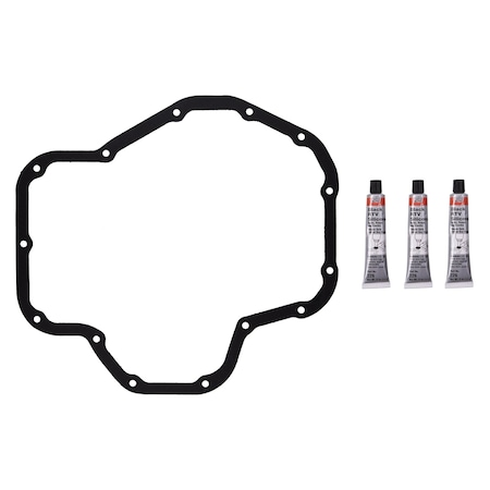 Fel-Pro Engine Oil Pan Gasket Set High-temperature Rubber-coated fiber,  OS30713