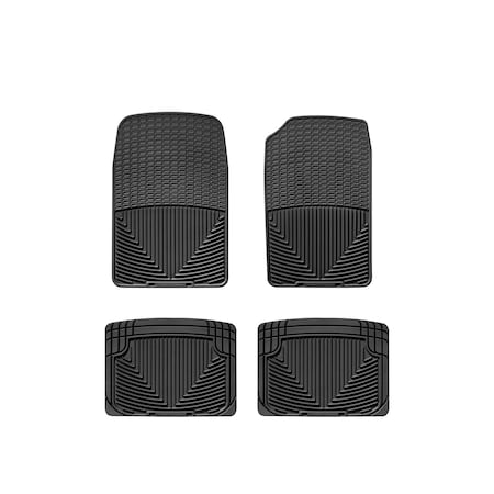 Weathertech Black, Front and Rear All Weather Floor Mats W38-W20