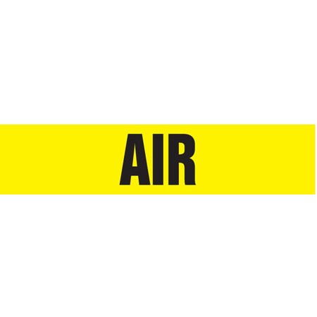 Accuform FRENCH PIPE MARKER AIR LANGUAGE CRPK119SSH