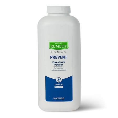 Medline Remedy Essentials Cornstarch Powder, 14 oz. MSC095392H