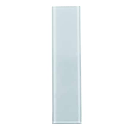 Apollo Tile 1Gray 4 in x 16 in Glass Glossy Wall Subway 5.33 sqft/case, 12PK APLA88092 4x16A