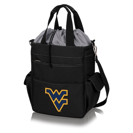 Picnic Time Family Of Brands NCAA West Virginia Mountaineers Activo Tote Cooler Bag - Soft Cooler Bag 614-00-175-834-0